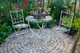 101 Stunning Patio Designs Cobblestone Patio Circle Patio Circular Patio