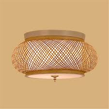 Amazon Com Kwoking Lighting Handmade Flush Mount Ceiling Light Creative Bamboo Ceiling Lig In 2020 Ceiling Lights Flush Mount Lighting Bathroom Light Fixtures Ceiling