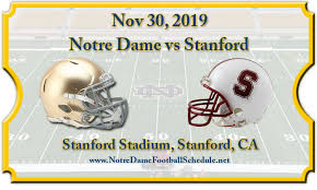 Notre Dame Fighting Irish Vs Stanford Cardinal Football