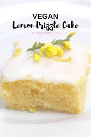 Vegan Lemon Drizzle Cake Recipe Vegan Lemon Drizzle Cake Vegan Dessert Recipes Moist Lemon Cake