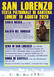 Egli nascose i beni materiali della chiesa sotto terra per proteggerli dalla voracità dell'imperatore valeriano. Santena Pronta A Celebrare La Festa Patronale Di San Lorenzo 2020 Rossosantena