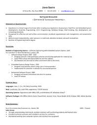 We used the reverse chronological to highlight daniel's tenure. Software Developer Resume Sample Template