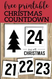 Free Printable Days Until Christmas Countdown Paper Trail Design Easy Christmas Diy Free Christmas Printables Christmas Diy