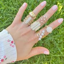 14K GOLD DIAMOND CHARLIE RING