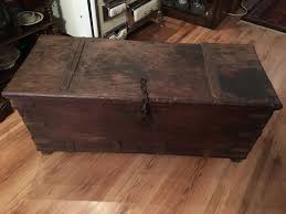 Antike Mahagoni Kolonial Holztruhe Truhe Kiste Holz Jahr 1800 Holztruhe Korb Und Kiste Kommode Antik