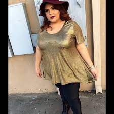4.6 out of 5 stars with 230 ratings. Klash Boutique Tops Plus Size Gold Tunic Top Poshmark
