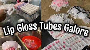 Business Vlog | Lip Gloss Tubes Galore | How to Wash Tubes |Content Update  + More - YouTube