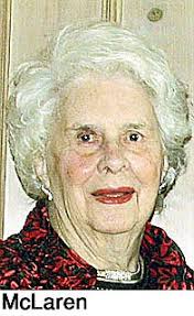 Blanche Elizabeth McLaren Obituary