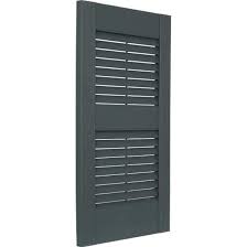 Shutterland provides three finish options for wood and composite materials. Exterior Vinyl Louvered Shutters Shutterland Exterior Shutters