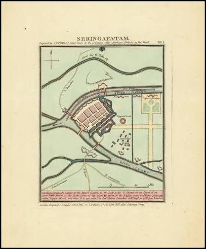 Srirangapatna] Seringapatam | RUDERMAN Maps