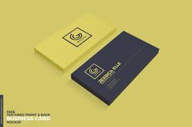 Free Textured Front Back Business Card Mockup Business Card Mock Up Business Card Psd Business Card Template Word