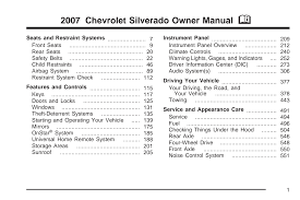 Sheet metal was then fitted over the entire frame and insulated with rigid foam insulation. Https My Chevrolet Com Content Dam Gmownercenter Gmna Dynamic Manuals 2007 Chevrolet Silverado 1500 2007 Chevrolet Silverado 1500 Owners Pdf