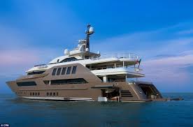 196 Foot Mega Yacht Features First Floating Drive In Garage Luxury Yachts Yacht World Yacht Design