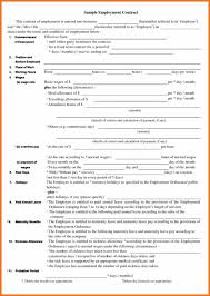 Free employment contract template & sample (pdf & word). Part Time Employment Agreement Nz Ct Template Malaysia Hong Kong Contract Example