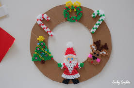 Perle à repasser \pɛʁl a ʁə.pa.se\ féminin. Decorations De Noel En Perles A Repasser Lucky Sophie Blog Famille Voyage