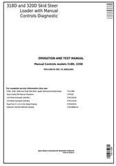 These technical manual is as good as it gets for diagnosing, repairing. John Deere Skid Steer Loader Diagnostic Repair Technical Operator Manual Download Deere Technical Manuals