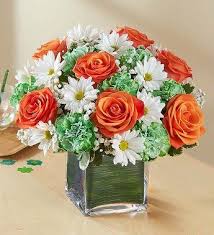 Whether you're sending stunning roses to your wife, a colorful bouquet for a friend's birthday or just a little arrangement to let someone know you're thinking about them, 1800flowers.com delivers. Irish Blessings Bouquet Large Spring Flower Arrangements Gifts By 1 800 Flowers In 2021 Spring Flower Arrangements Flower Arrangements Spring Flowers