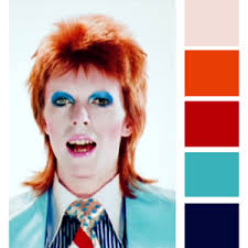 David Bowie Colour Palette Music Coloring David Bowie Color