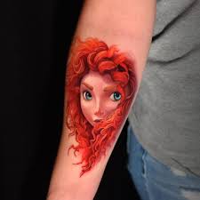 Wall paper disney brave princess merida 26 super ideas. Dannyelliott Ink New School Tattoo Tattoos Arm Tattoo