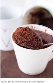 Microwave Dessert Recipes Mug Recipes Moist Chocolate Mug Cake Desserts