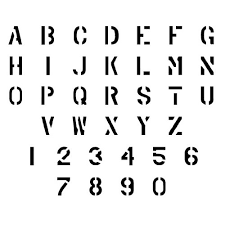 With a few simple supplies, you'll soon be b. Amazon Com Military Letter And Number Stencil Set 1 2 Inch Font 10 Mil Paint Stencils For Labels And Wall Signs Arts Crafts Sewing