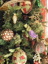 Scots Themed Ornaments Tartan Pheasant Feathers Deer Felt Thistle Flower Brave Christmas Ornaments Christmas Bulbs Thistle Flower