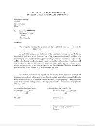 Assignment Of Escrow Funds Letter Printable Form Real Estate Forms Legal Forms Word Template