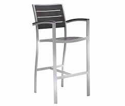 Bar stool seats, whether indoor or outdoor, range from 29 to 32 from the floor. Villa Ezicare Bar Chairs All Weather Outdoor Bar Stools With Arms