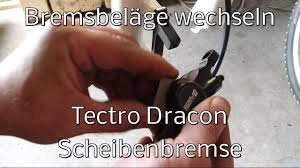 Bremsbelage Wechseln Tectro Dracon Scheibenbremse Replace Brake Pads Youtube
