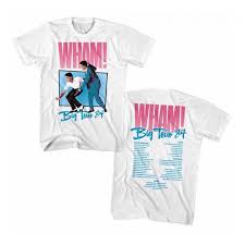 Http Calibreapparel Com Wham Big Tour White T Shirt Wham T Shirt Concert Tshirts Tour T Shirts