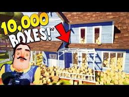 I Buried My Neighbor In His House With 10 000 Boxes Hello Neighbor Prank The Neighbor Youtube Pranks 10 Things Hello Neighbor