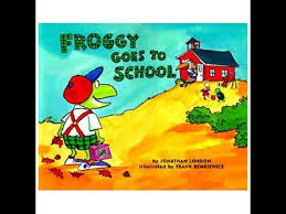 I can still remember tracing my friends' bodies on butcher paper when i was in preschool, and it was so fun! Froggy Goes To School Read Along Aloud Story Audio Book For Children And Kids Youtube