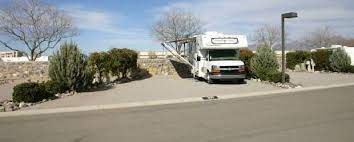 It is a ways from the main road so rv access is difficult if nearly impossible due to the winding of the roads. Hacienda Rv Resort Campground Las Cruces New Mexico Womo Abenteuer