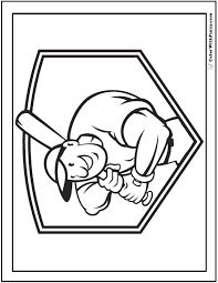 Whether they are in the fields or the stands, they will love our baseball themed coloring sheets. Baseball Coloring Pages Pitcher And Batter Sports Coloring Pages