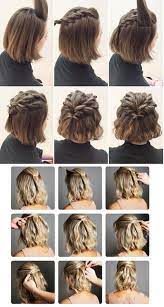 4 easy short hairstyles that will make you want a bob! 10 Easy Yet Stylish Hairstyles For Lazy Girls Bafbouf Short Hair Updo Short Hair Styles Short Hair Up