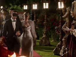 The trailer opens with a voiceover of christian delivering his wedding vows (all that i have is now yours) as anastasia gets dressed for the big day. Fifty Shades Darker Jamie Dornan And Dakota Johnson Reveal Juicy Masquerade Ball Details Ok Magazine