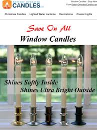 Traditional window candle bright dual sided bulb finish. Battery Operated Candles Window Candles Brighten Your Home For The Holidays Milled