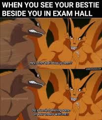 When Kurama Inside Naruto Reconnects With The Older Other Half Of Himself With What Minato Sealed Anime Memes Funny Funny Naruto Memes Anime Funny