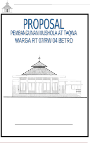 Translate · jul 22, 2021 · contoh proposal pengajuan dana renovasi mushola berbagi contoh proposal. Proposal Mushola At Taqwa Doc Document