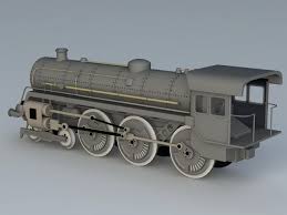 Old Steam Train 3d Model Autodesk Fbx Files Free Download Modeling 43064 On Cadnav Old Steam Train 3d Model Train