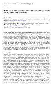 Supply and demand, in economics, the relationship between the quantity of a commodity that producers wish to sell and the quantity that consumers wish to buy. Pdf Resources In Economic Geography From Substantive Concepts Towards A Relational Perspective