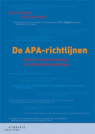De Apa Richtlijnen Plaatsnr 800 51 N In 2020 Literatuur Overheid