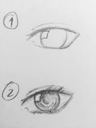 Cute Drawings Realistic Easy Easy Eye Drawing Easy Realistic Drawings Eye Drawing