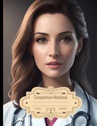 Composition Notebook College Ruled: Photorealistic Female Doctor Portrait,  Detailed Standing Pose, 8K UHD, Size 8.5x11 Inches, 120 Pages : Glover, ...