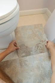 Diy stick down tiles bathroom renovation facelift easy this diy bathroom reno is fast, cheap and easy to do. Pin On Remodel Ideas
