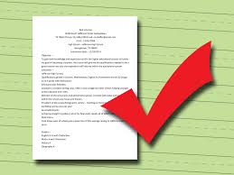 Yang pertama adalah untuk membedakan diri sobat dengan kandidat yang lain. 3 Ways To Write A College Resume Wikihow