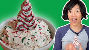 Homemade christmas tree snack cakes! Little Debbie Christmas Tree Cake Dip Youtube