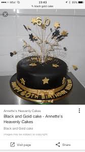 50th Birthday Cake For Men Black And Gold Pin By Radostina Savova On Birthday One Boyster Golden Birthday Cakes Cake 60th Birthday Cakes