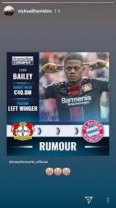 Nick salihamidzic, sohn von sportdirektor hasan salihamidzic, hat auf instagram einen beitrag geteilt, in dem von der bevorstehenden verpflichtung von tanguy kouassi berichtet wird. Fc Bayern News Pa Twitter Nick Salihamidzic Der Sohn Von Hasan Salihamidzic Hat Sich In Seiner Instagram Story Wie Folgt Zu Dem Gerucht Um Leon Bailey Geaussert Https T Co 5ud2xqhhnw