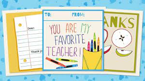 Check spelling or type a new query. Printable Teacher Thank You Cards For Teacher Appreciation